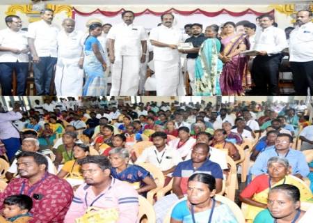 சிவகாசி ஊராட்சி ஒன்றியத்தில்  கலைஞரின் கனவு இல்லம் திட்டம் மற்றும் முதலமைச்சரின் வீடுகள் மறுகட்டுமான திட்டம்