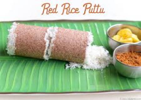 சிவப்பரிசி குழல் புட்டு