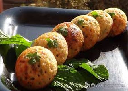.திணை  அரிசி பணியாரம்.