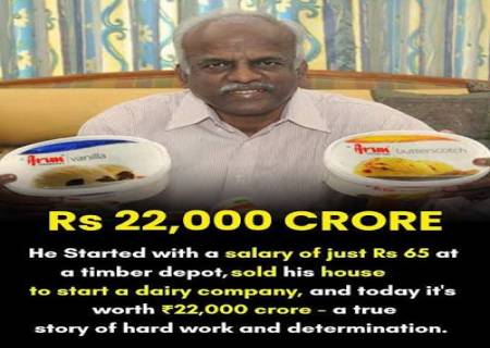 ரூ.65 சம்பளத்தில் தொடங்கி ரூ.20,000 கோடி நிறுவனத்தை உருவாக்கிய தமிழர்!.