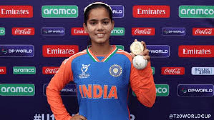 வைஷ்ணவியின் சிறந்த ஆட்டம் T-20 உலக கோப்பை லீக் போட்டியில், இளம் இந்திய பெண்கள் அணி 10 விக்கெட் வித்தியாசத்தில் வெற்றி பெற்றது.
