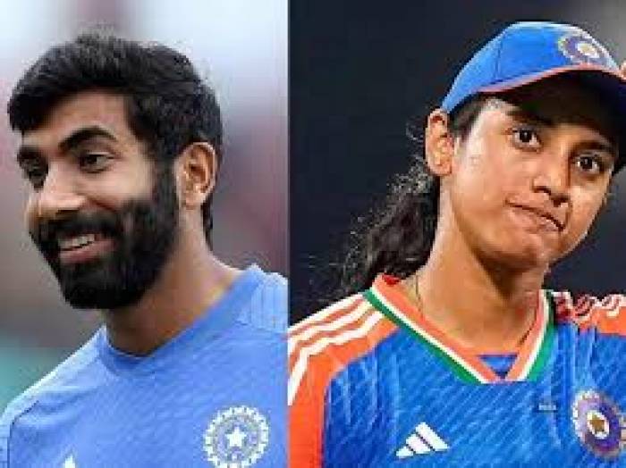ஐ.சி.சி.,விருது தேர்வுக்கு  பும்ரா, மந்தனா