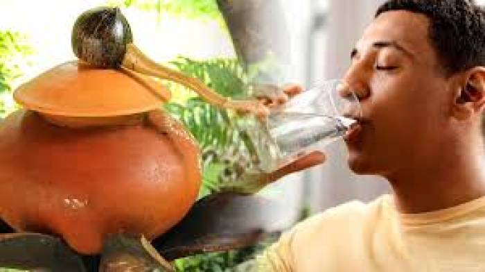 மண் பானையில் தண்ணி புடிச்சி வச்சி குடிங்க...