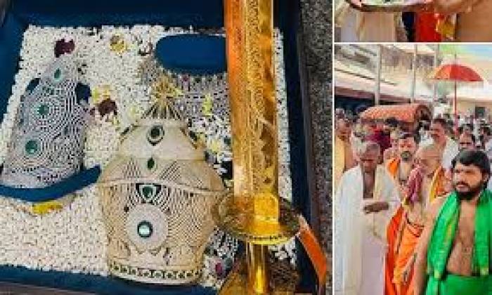 கொல்லூர் மூகாம்பிகைக்கு வைர கிரீடம், தங்க நெக்லஸ்,  வீரபத்திர சுவாமிக்கு தங்க வாள் காணிக்கை தந்த இளையராஜா.