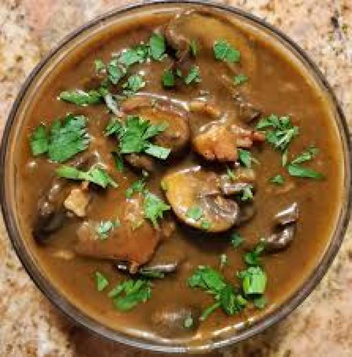 காளான் கிரேவி .