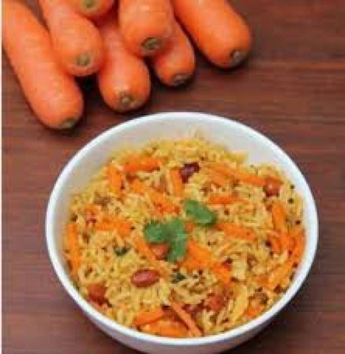 சுவையுடன் சத்தும் நிறைந்த கேரட் சாதம்.