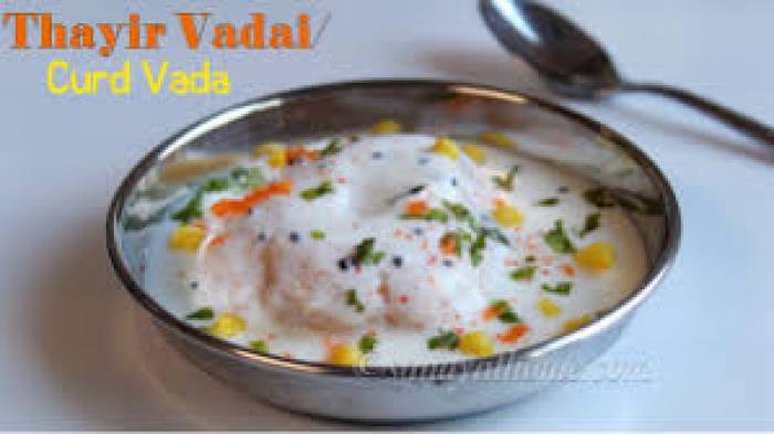 தயிர் வடை செய்யும் போது.........