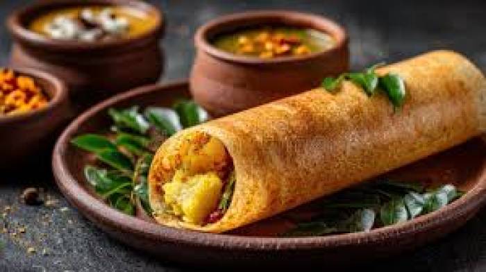வெஜ் ரோல் தோசை