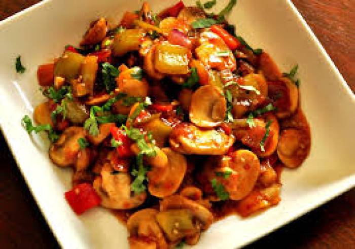 சில்லி மஷ்ரூம் செய்முறை (Chilli Mushroom)