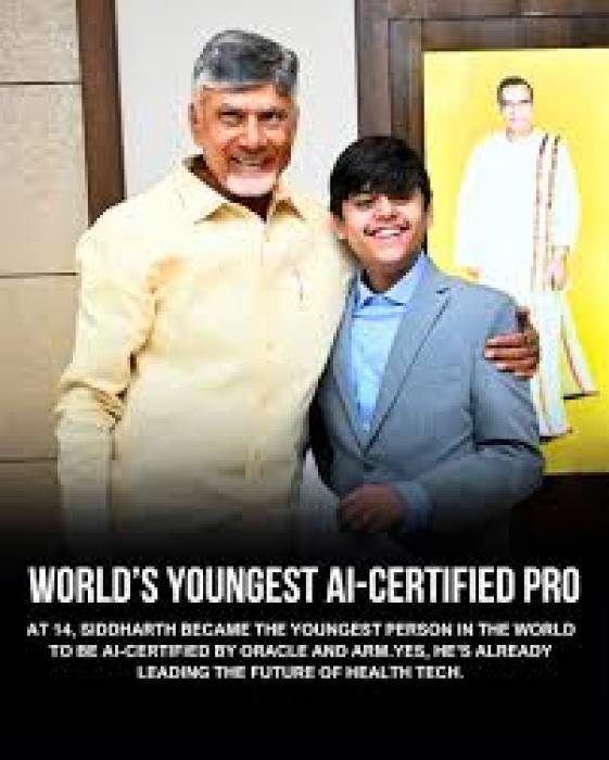 14 வயதில் மருத்துவத் துறையில் சாதனை படைத்த இந்திய வம்சாவளி இளைஞர்  சித்தார்த் நந்த்யாலா.