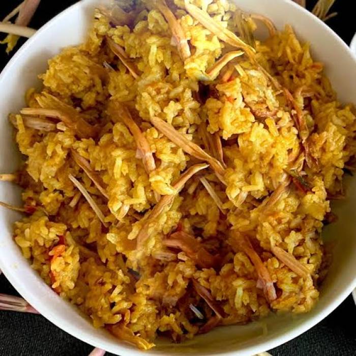 வாழைப்பூ பிரியாணி.